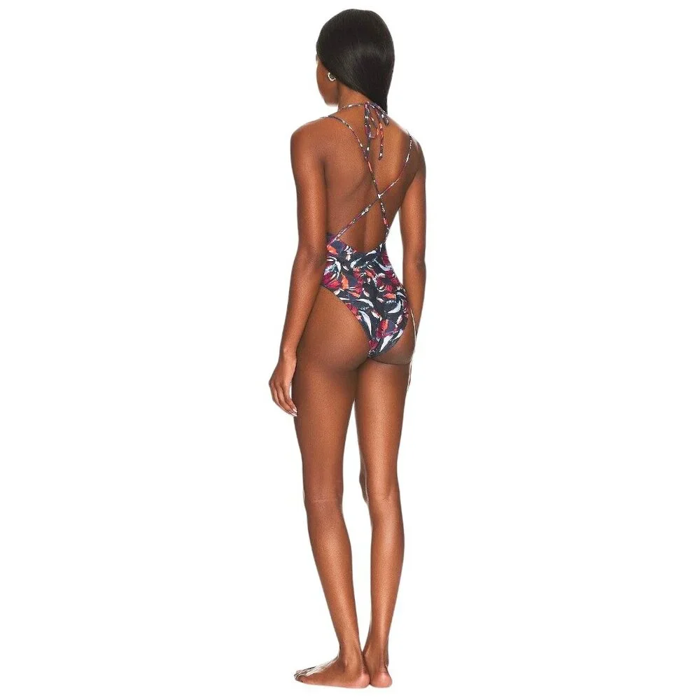 lovewave The Sakuri One Piece in Red Butterfly X-Large New Womens Swimsuit